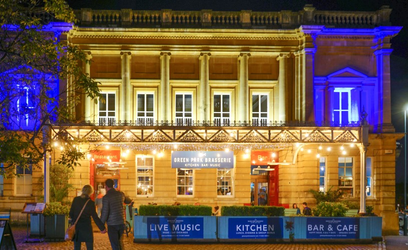 Green Park Brasserie at night